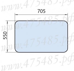 Стекло заднее ПУМ-500